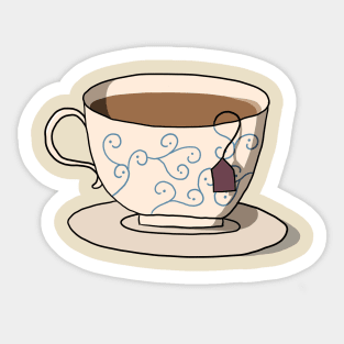 Teacup Sticker